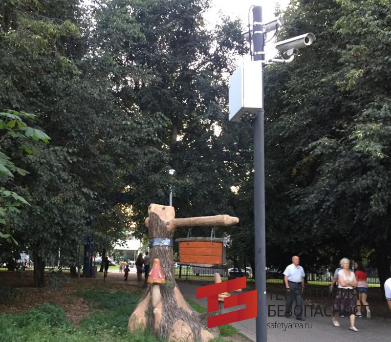 установка видеонаблюдения в парках Москвы