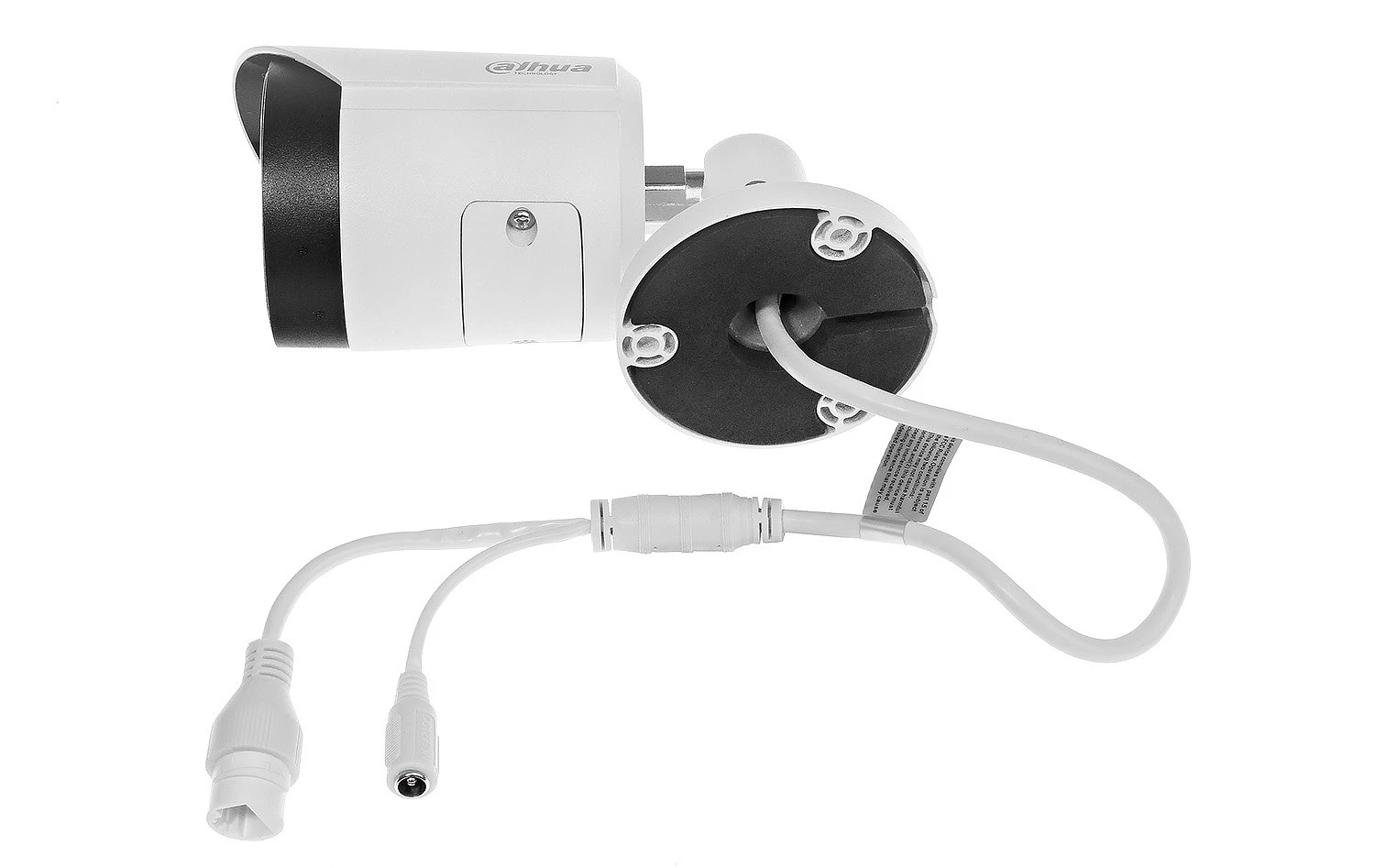 Dahua DH-IPC-HFW2831SP-S-0280B-S2 — вид снизу и разъёмы