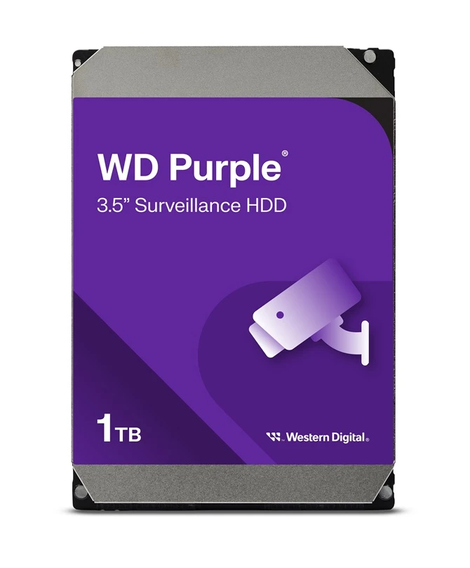 WD Purple WD11PURZ 1TB — жесткий диск, вид спереди
