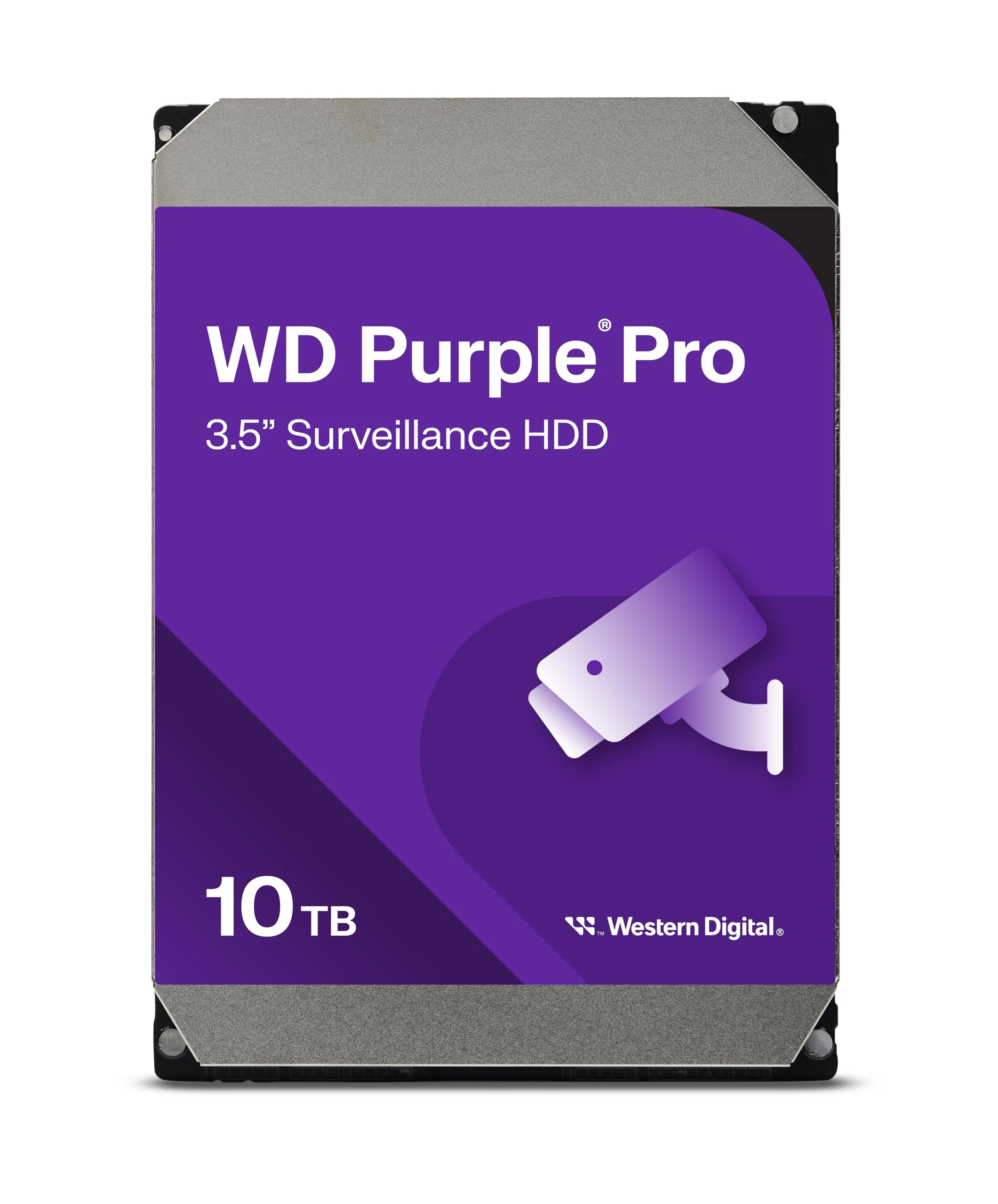 WD Purple Pro WD102PURP 10TB — жесткий диск, вид спереди