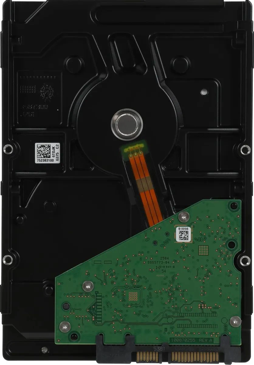 Seagate SkyHawk ST2000VX016 2TB — жесткий диск, вид снизу