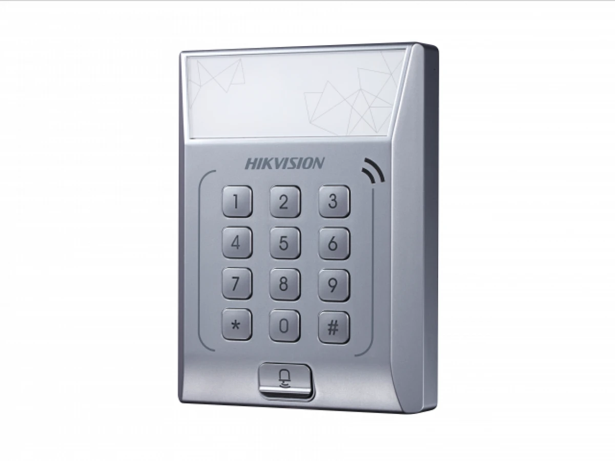 Hikvision DS-K1T801E — передний ракурс под углом