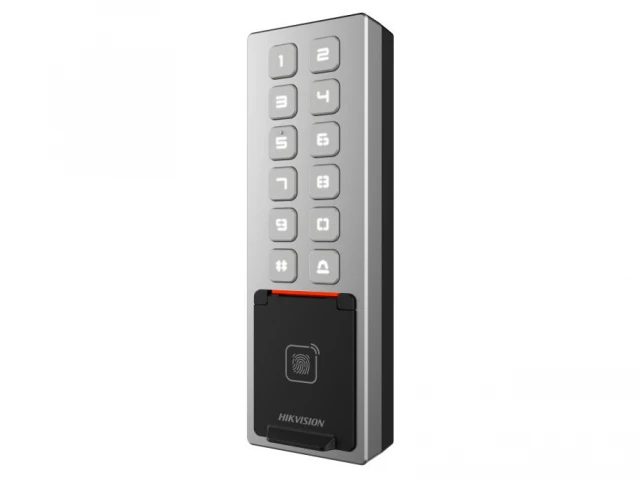 Hikvision DS-K1T805MBFWX — передний ракурс под углом