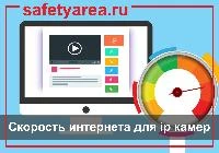Какая нужна скорость интернета для ip видеонаблюдения?
