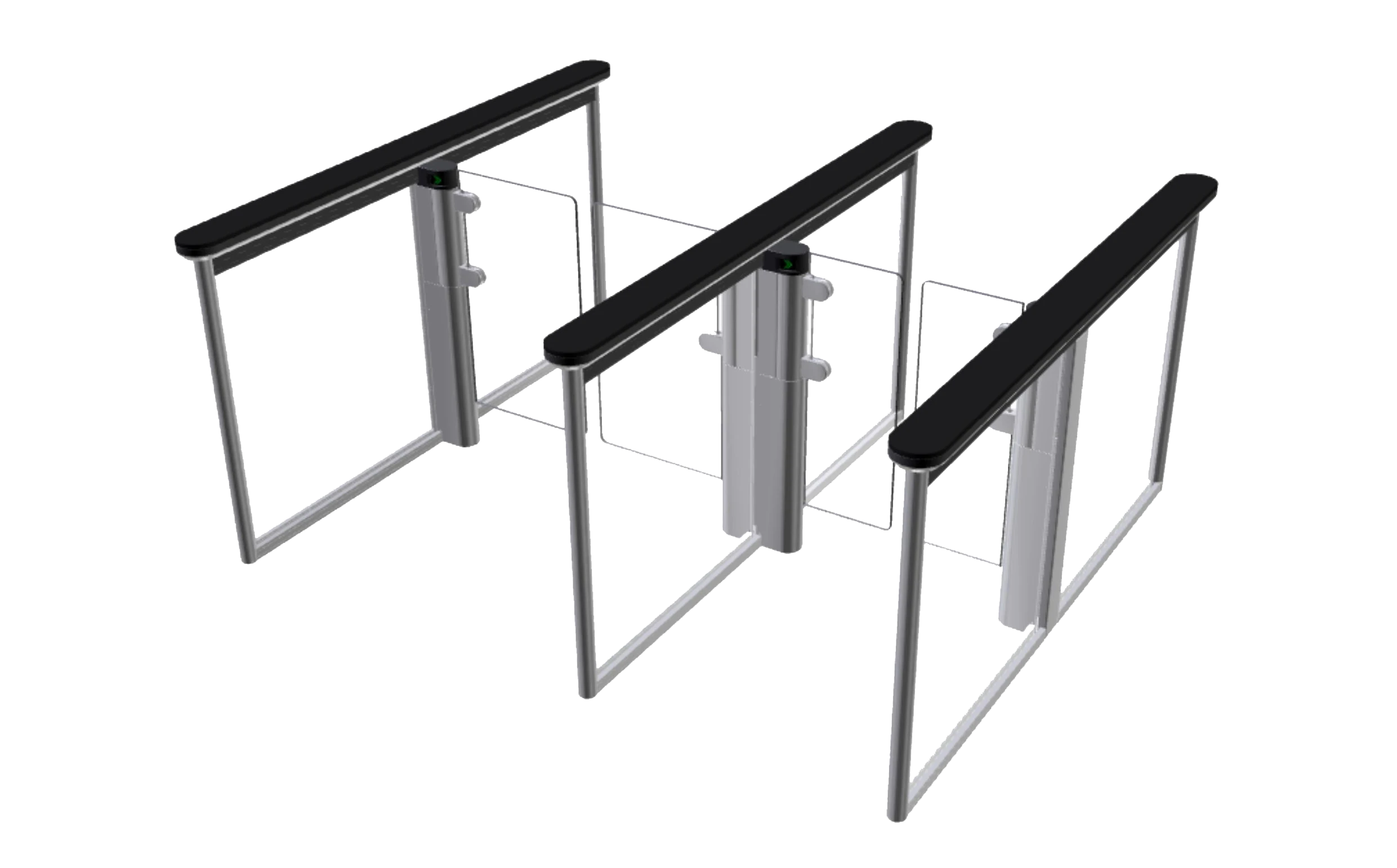 Gunnebo стеклянные турникеты