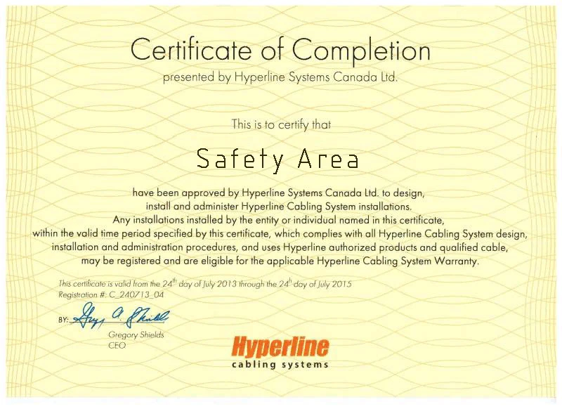 Сертификат Hyperline