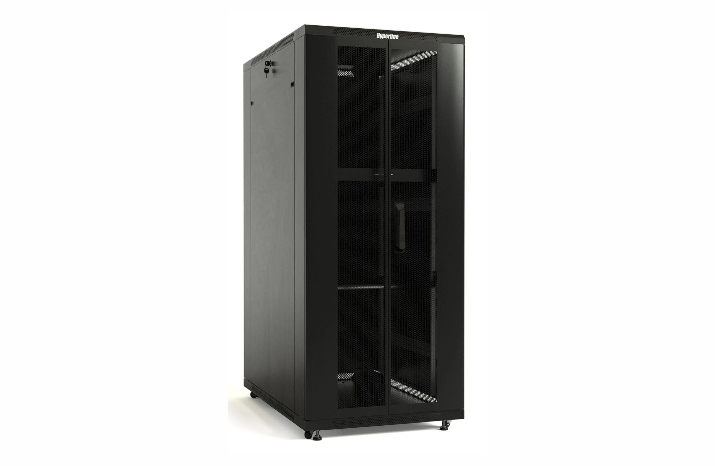 Напольный телекоммуникационный шкаф Hyperline TTB-3768-DD для серверного и сетевого оборудования