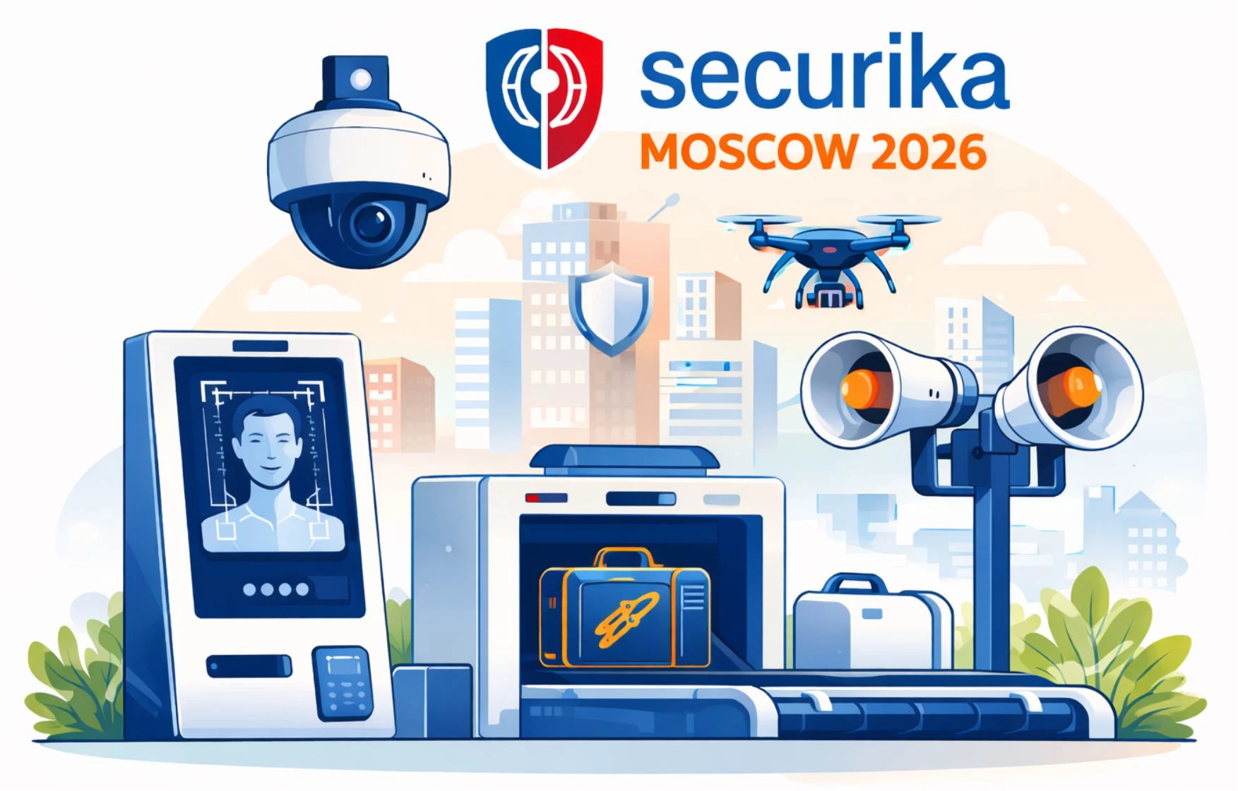 Технологии систем безопасности на выставке Securika Moscow 2026: видеонаблюдение, СКУД и системы досмотра