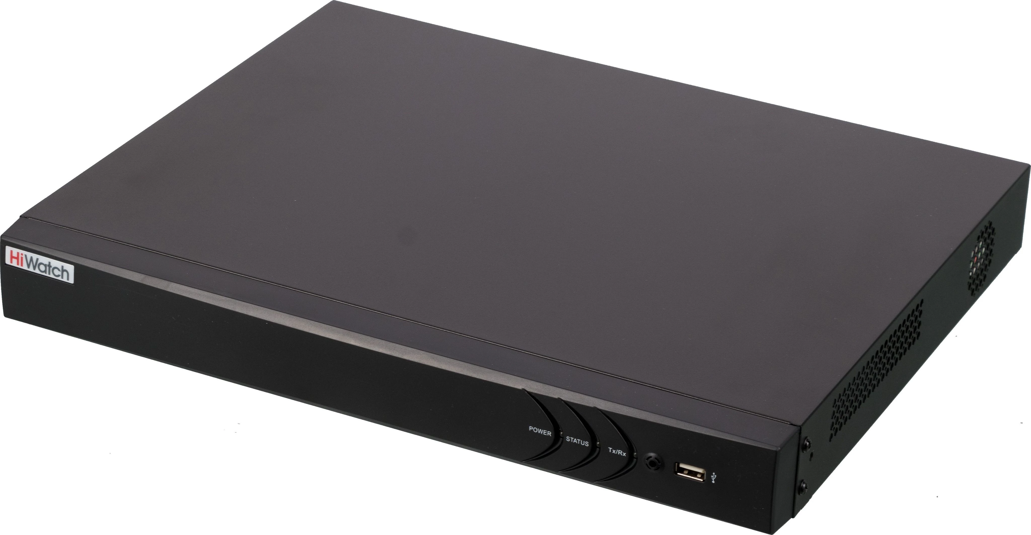HiWatch DS-N308(D) 8-канальный IP-видеорегистратор вид сверху под углом