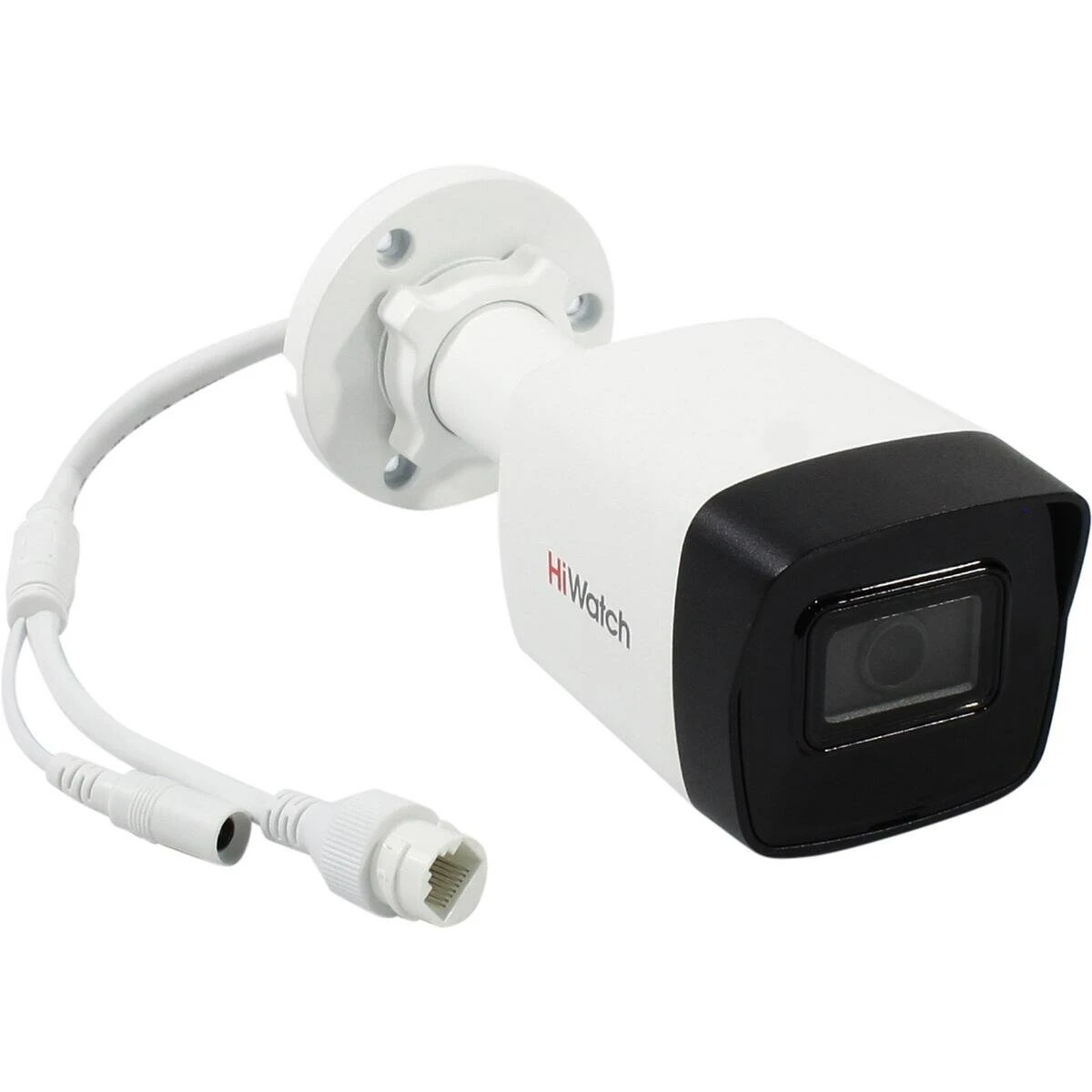 IP-камера HiWatch DS-I400(B) 2.8mm с разъемами подключения RJ45 PoE и DC 12V