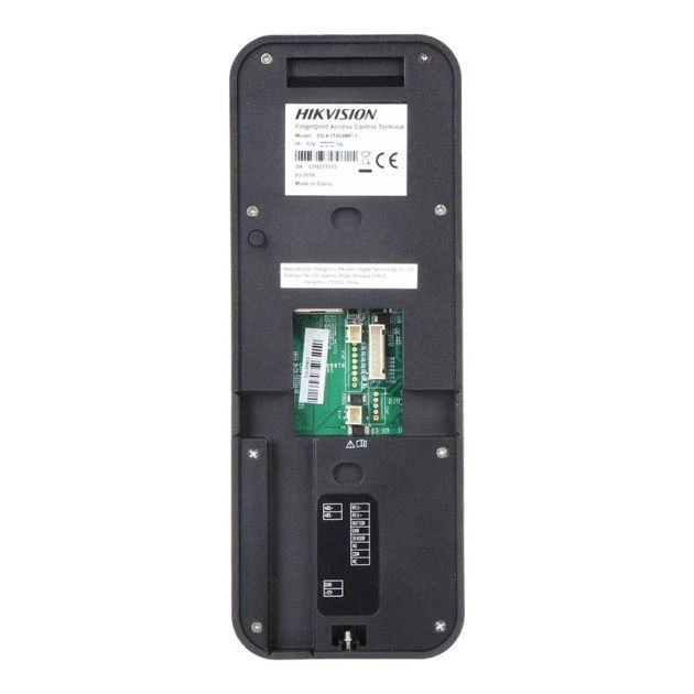 Задняя панель терминала доступа Hikvision DS-K1T804BF