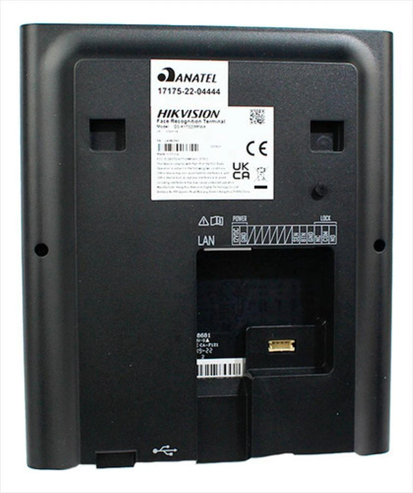 Задняя панель терминала доступа Hikvision DS-K1T320MX