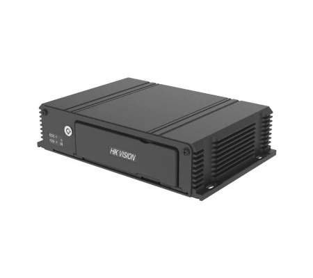 Мобильный видеорегистратор Hikvision AE-MD5043-SD/GLF/WI58 в металлическом корпусе, вид спереди и сбоку