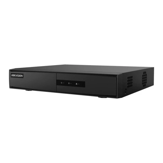 Сетевой видеорегистратор Hikvision DS-7104NI-Q1/M(D), вид спереди и справа
