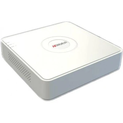 8-канальный гибридный видеорегистратор HiWatch DS-H108GA(B) для аналоговых и IP-камер