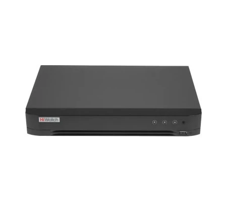4-канальный гибридный видеорегистратор HiWatch DS-H304QAF(C) для аналоговых и IP-камер видеонаблюдения